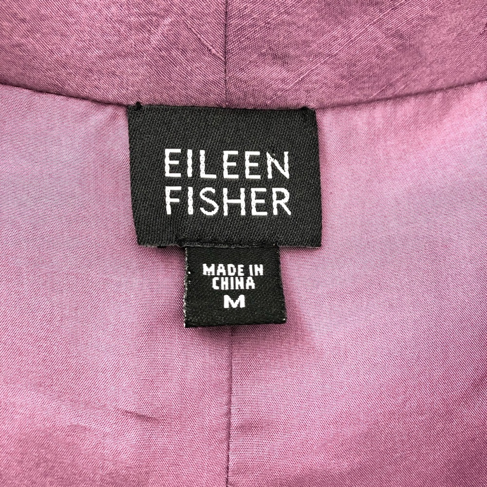 Eileen Fisher Lavender Purple 2 Piece 100% Silk Skirt Set - Picture 5 of 15